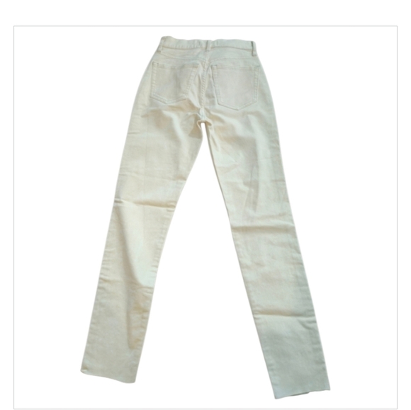 Free People Sweet Jane Velvet Skinny Pants Pearl 25 - Picture 6 of 11